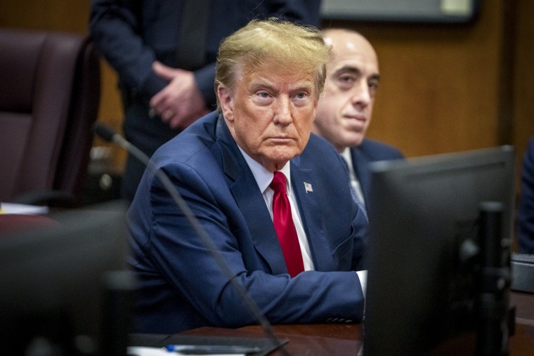 Image: Donald Trump Attends Pre-Trial Hearing In New York Hush Money Case