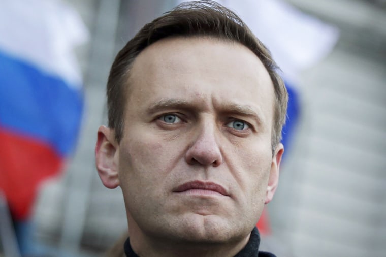 Alexei Navalny in Moscow on Feb. 29, 2020.