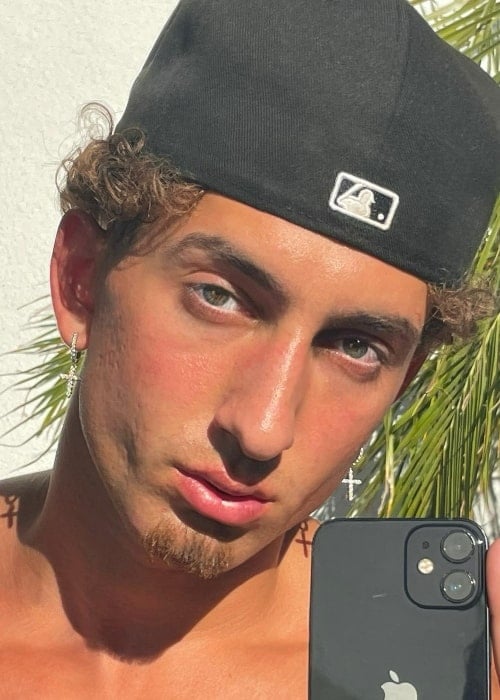 Ryan Kaoud as seen in a selfie that was taken in June 2022