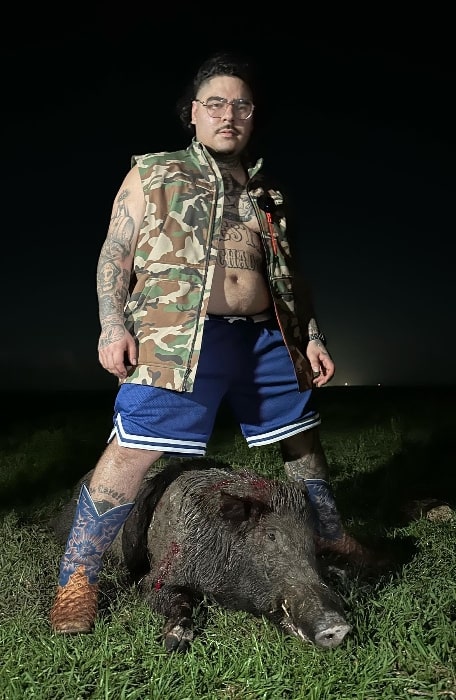 That Mexican OT as seen while posing for a picture in Bay City, Texas in October 2023