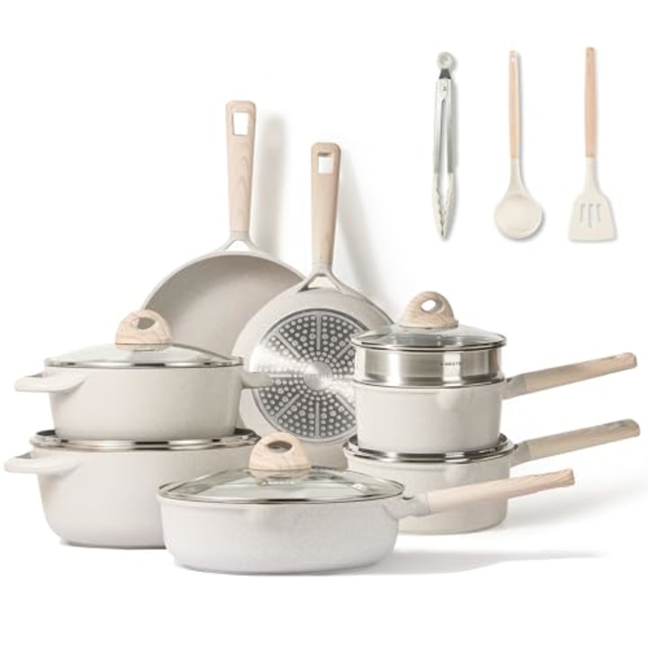 Carote 16-Piece Nonstick Cookware Set