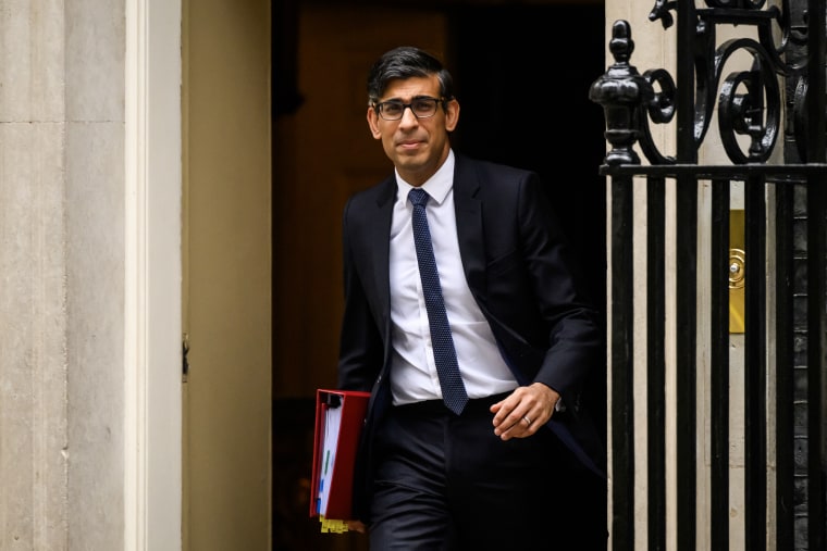 Britain's Prime Minister Rishi Sunak in London, England on Feb. 7, 2024.