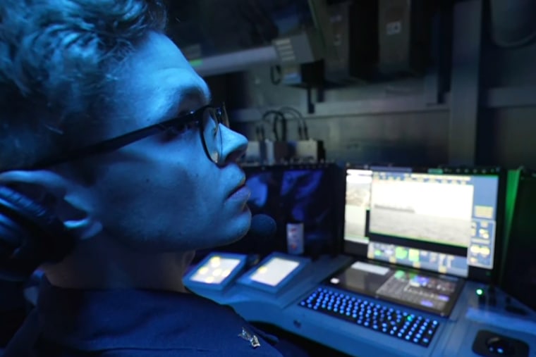 military sailor navy destroyer profile