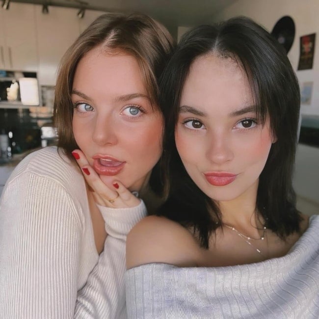 Brooklyn Hislop as seen in a selfie with a girl named Saylor McPherson that was taken in January 2024