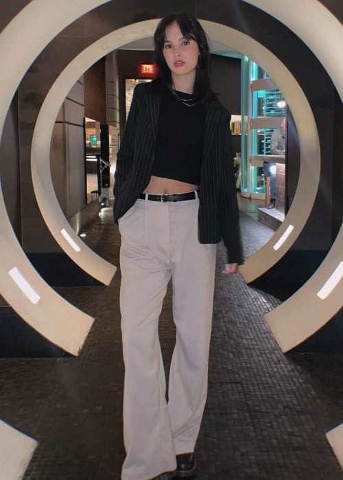 Brooklyn Hislop as seen in a picture that was taken in January 2024