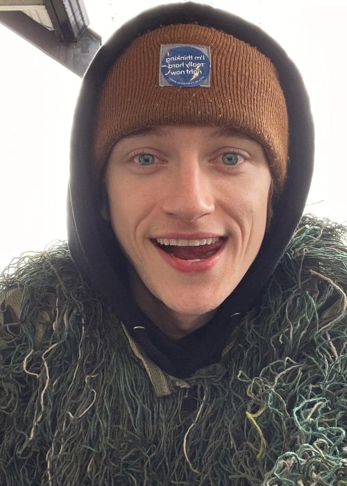 Rhys Dawkins as seen in a selfie that was taken in April 2023