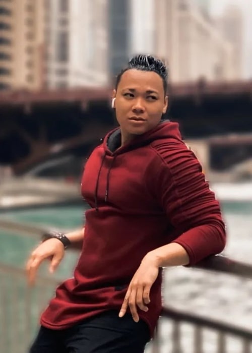 Lex Elle as seen while posing for a picture in Chicago, Illinois in April 2023