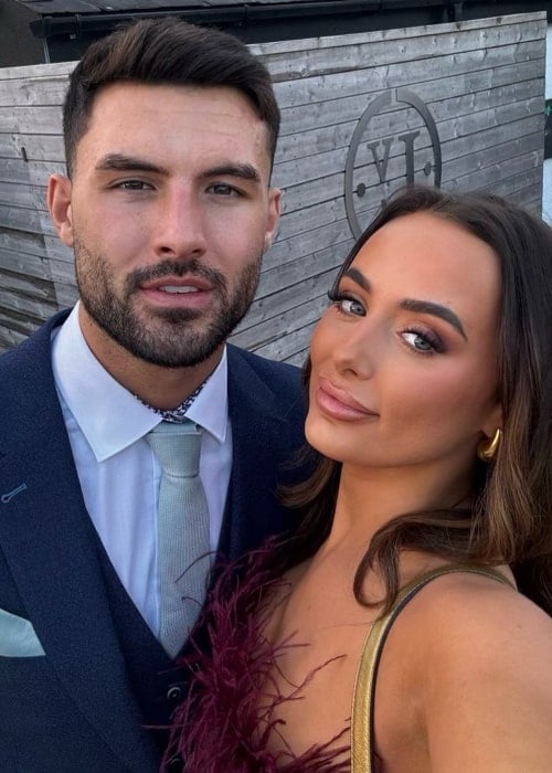 Liam Reardon as seen in a selfie with his beau Millie Court that was taken in Dececmber 2023