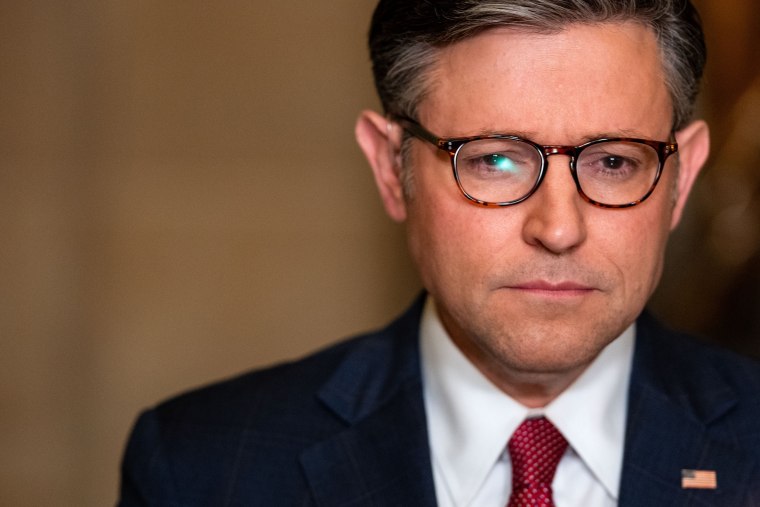 Mike Johnson at the U.S. Capitol