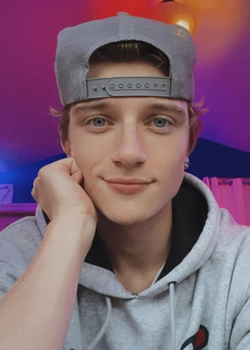 Rhys Dawkins as seen in a selfie that was taken in July 2021, in Vancouver, British Columbia