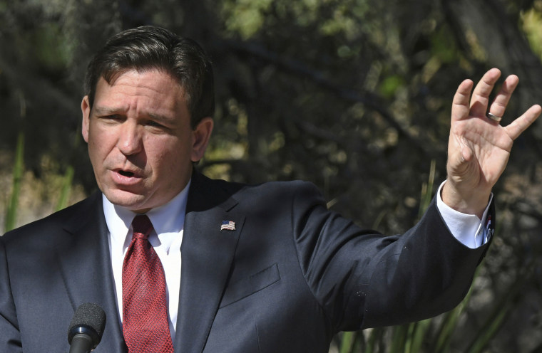 Gov. DeSantis Holds Press Conference on Manatee Protection in Orange City, US - 6 Feb 2024
