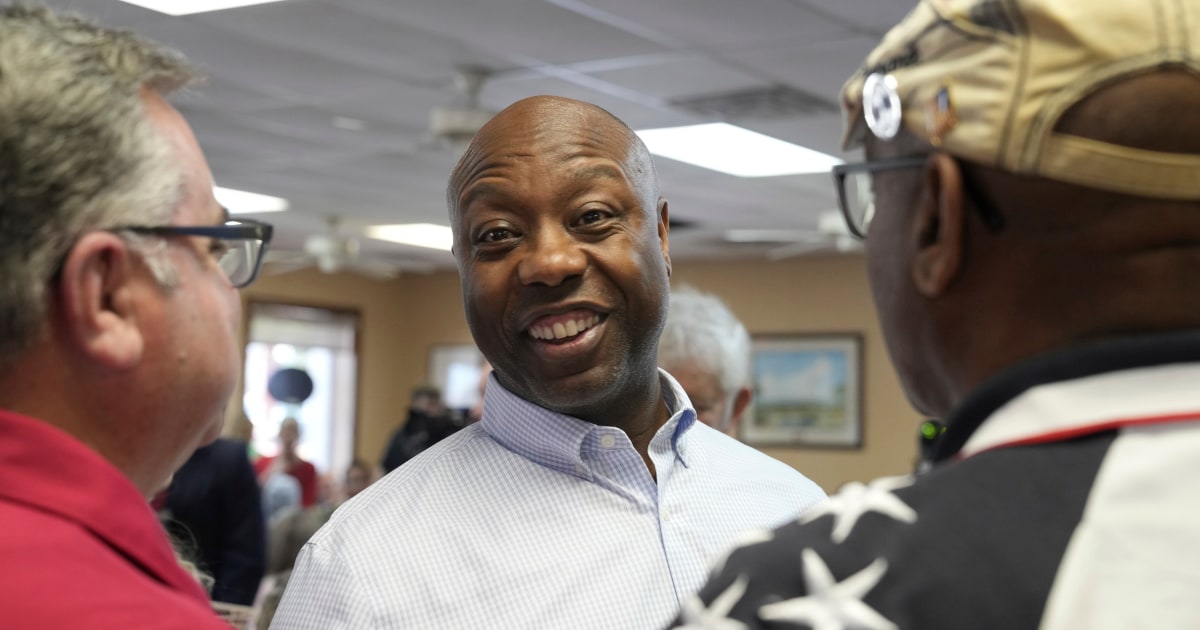 Senators love Tim Scott, but they're not ready to endorse him for president
