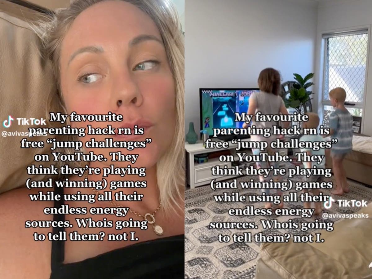 Mother praised as ‘genius’ for tiring out her children using YouTube video