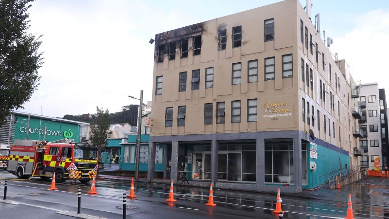 New Zealand police charge suspect after deadly hostel fire | CNN