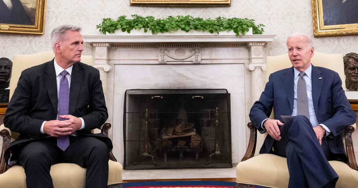 Biden and McCarthy to complete debt ceiling agreement Sunday, Jeffries tells Democrats