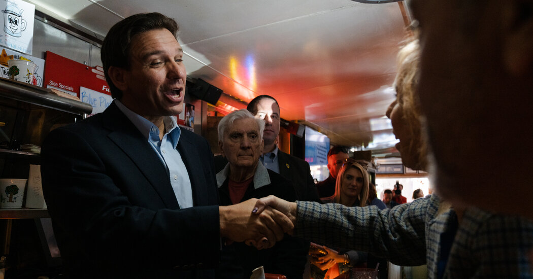 DeSantis Amps Up His Retail Campaign in New Hampshire