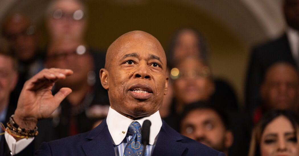 Democrats’ Phalanx Around Biden Has an Eric Adams-Size Hole