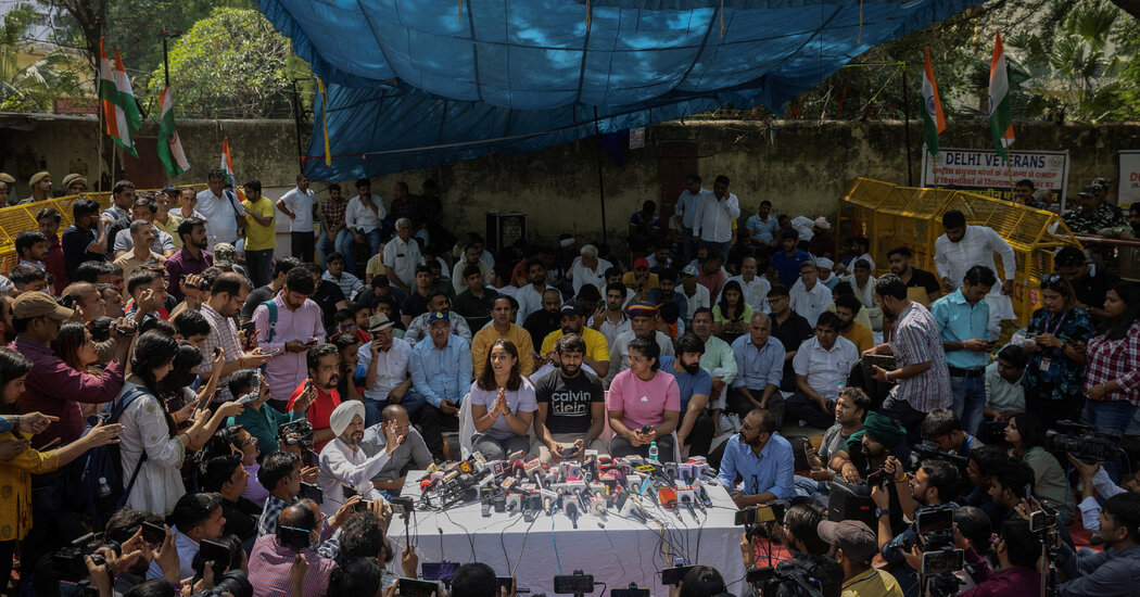 Indian Olympians Persist in Demanding Arrest of Wrestling Chief