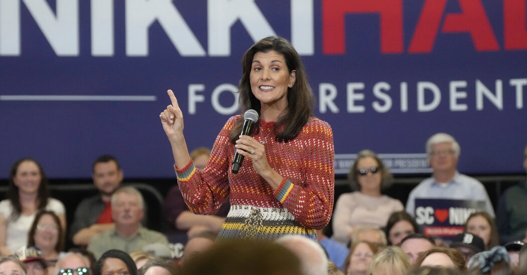 On the Trail in South Carolina, Haley Says, ‘Yes, I Am in My Prime’