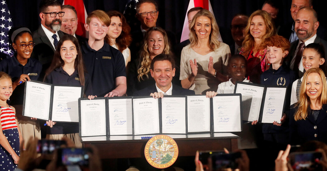 What Bills Did DeSantis Sign as He Propelled Florida to the Right?