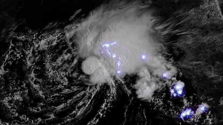 Storm Arlene spotted forming with thunders and strong winds in Gulf of Mexico