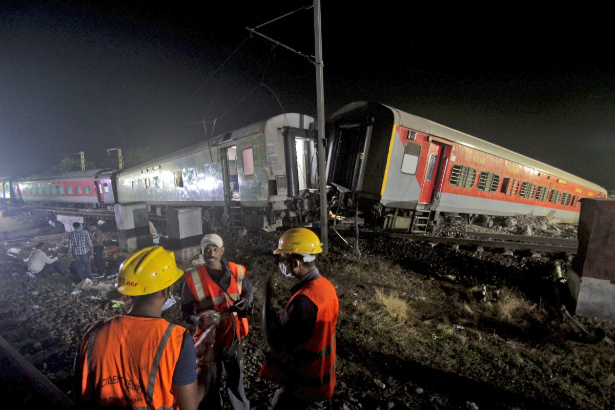 A look at deadly train crashes in India in recent decades