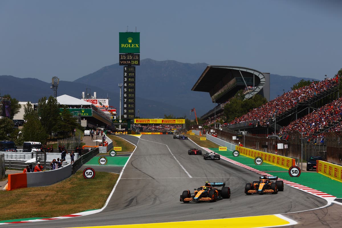 F1 grid: Starting positions for Spanish Grand Prix after qualifying