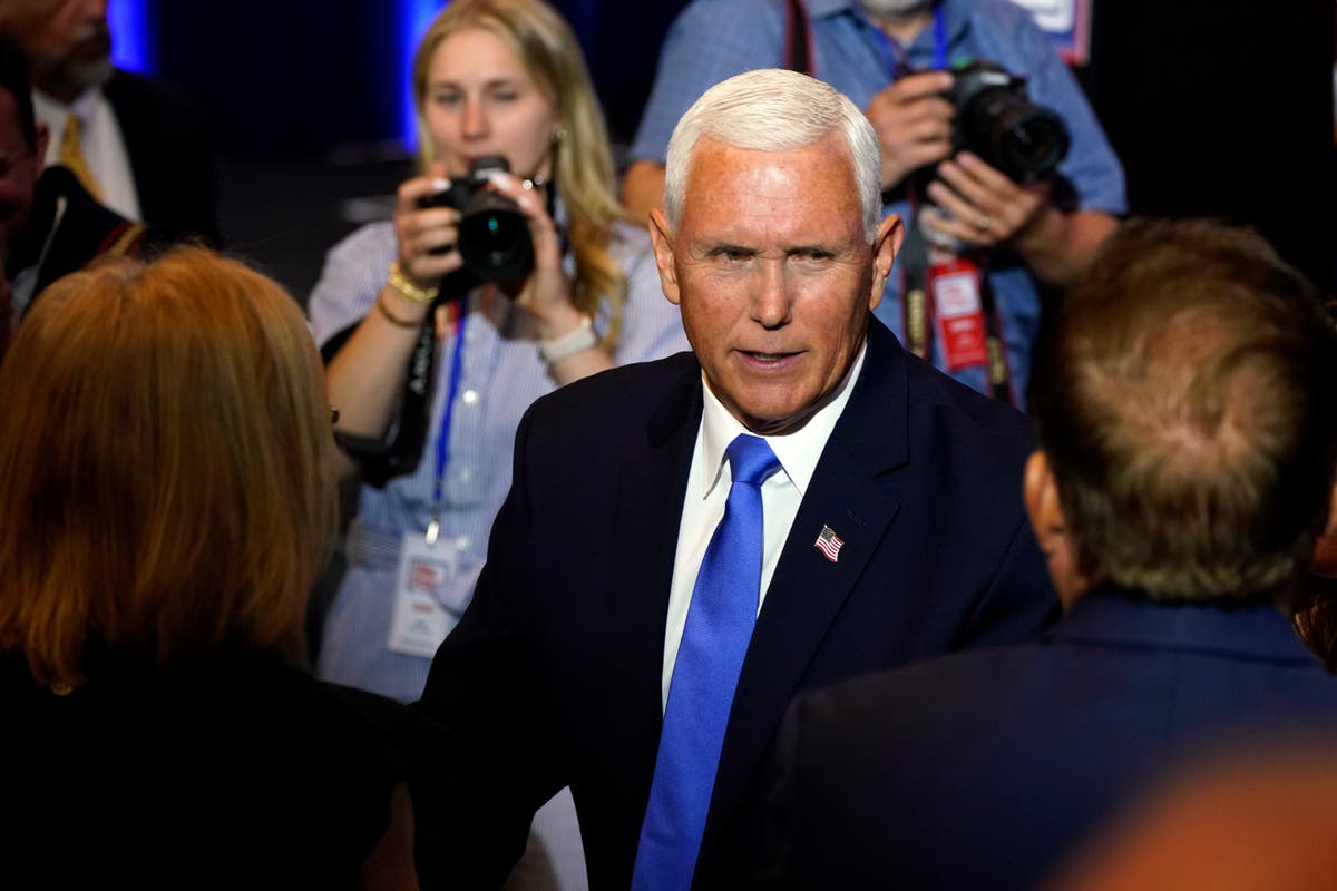 Pence calls on DoJ not to indict Trump but stops short of saying he’d pardon him