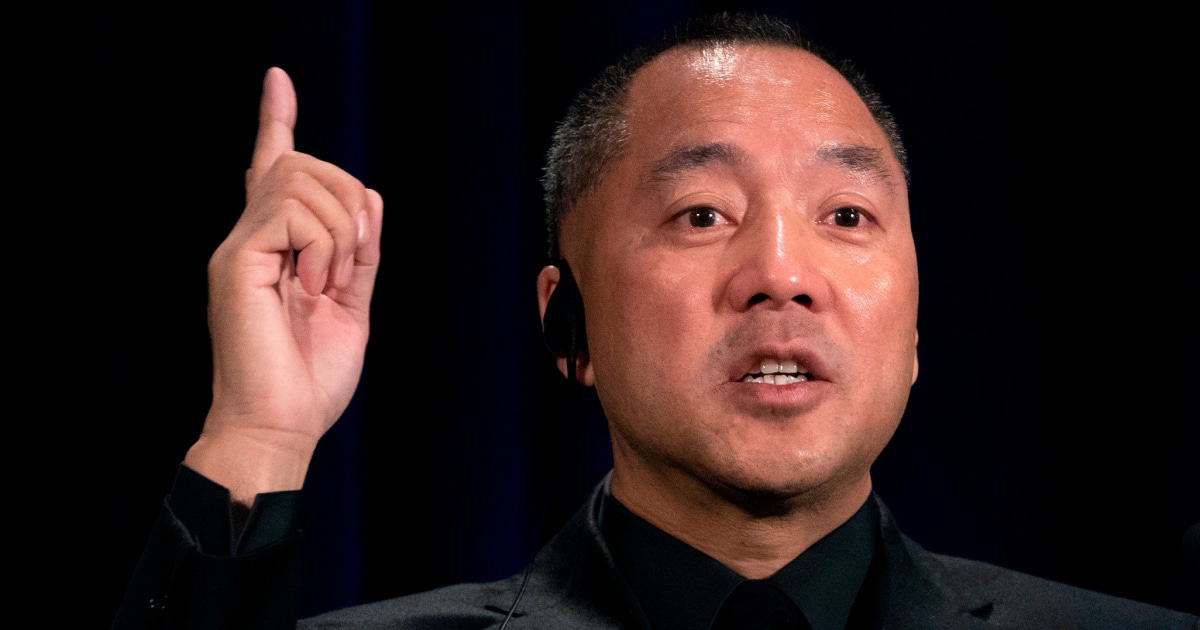 Guo Wengui, Chinese billionaire and Steve Bannon associate, to go to trial in 2024