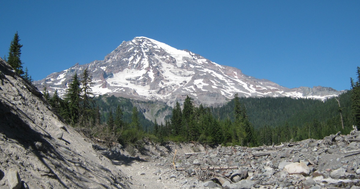 Three of Mount Rainier's glaciers have melted away