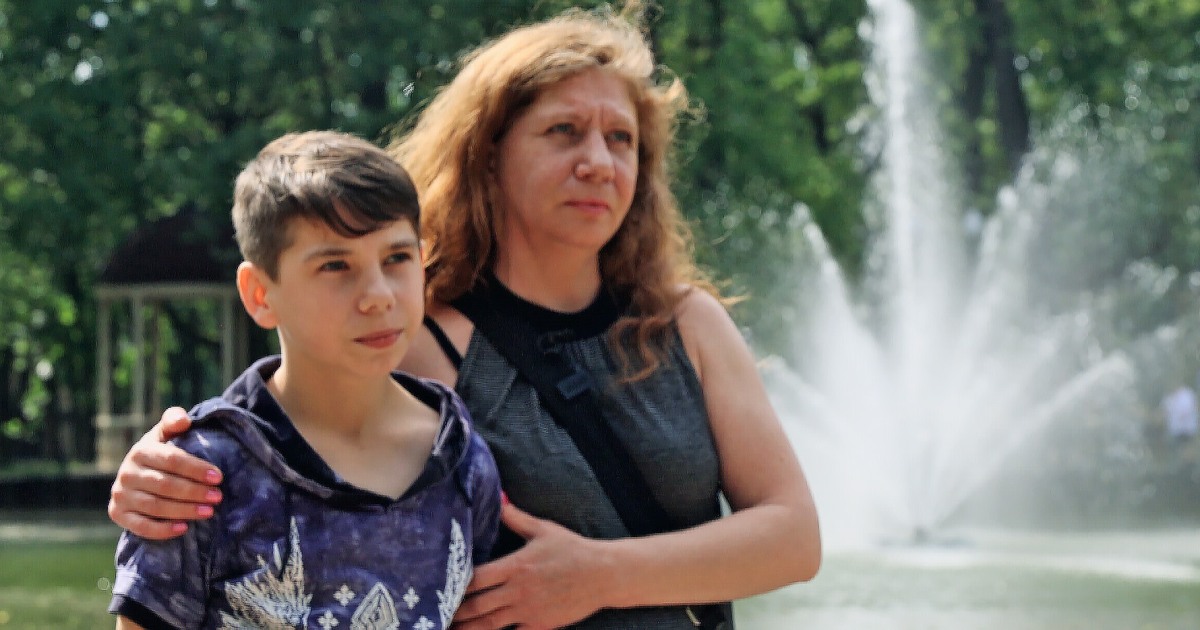 Russians took her son, so she traveled 3,000 miles to get him back