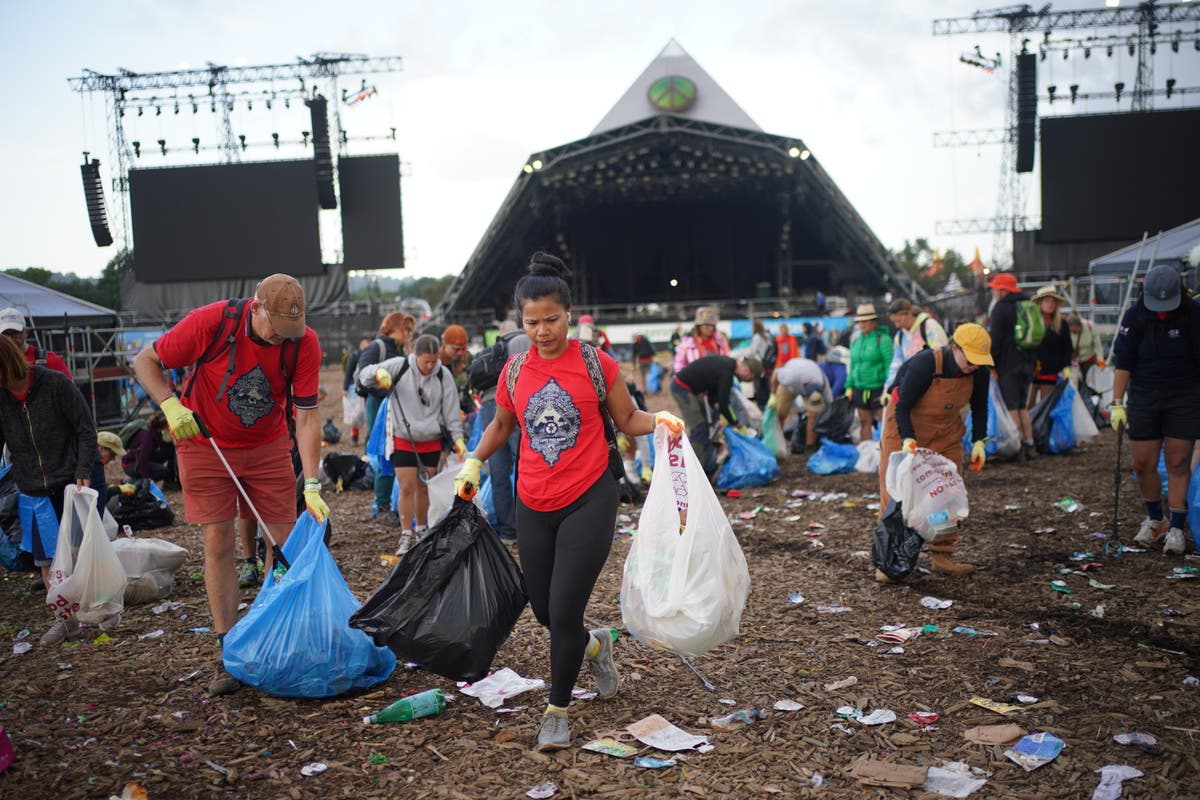 Glastonbury revellers put filth of past to shame as site left better than ever