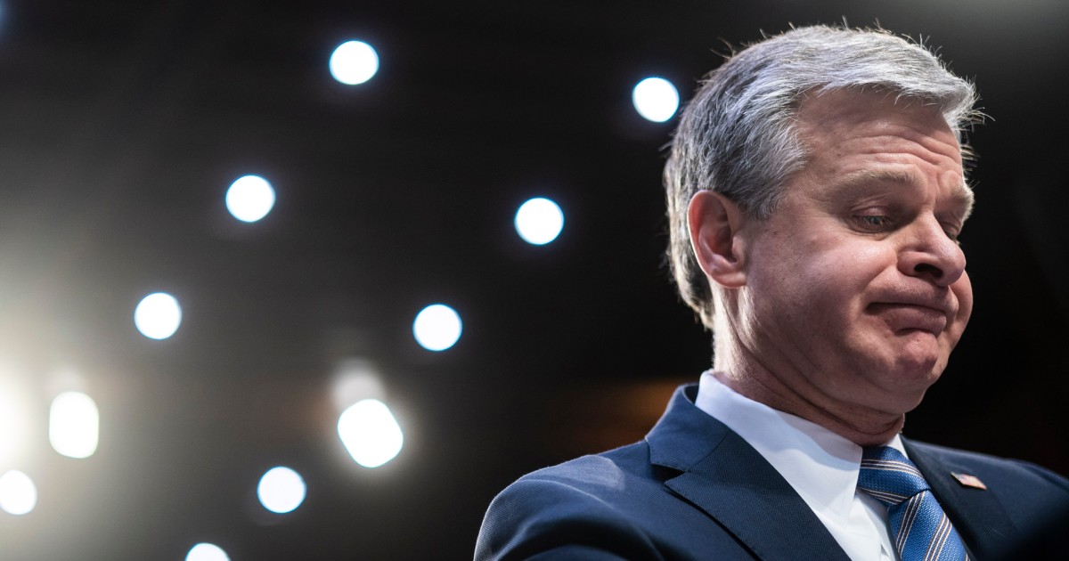 Rep. James Comer to start contempt proceedings against FBI Director Wray on Thursday