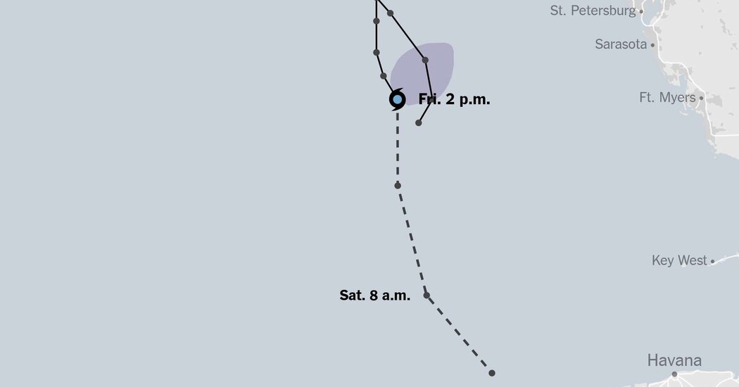 Tropical Storm Arlene Forms in the Gulf of Mexico