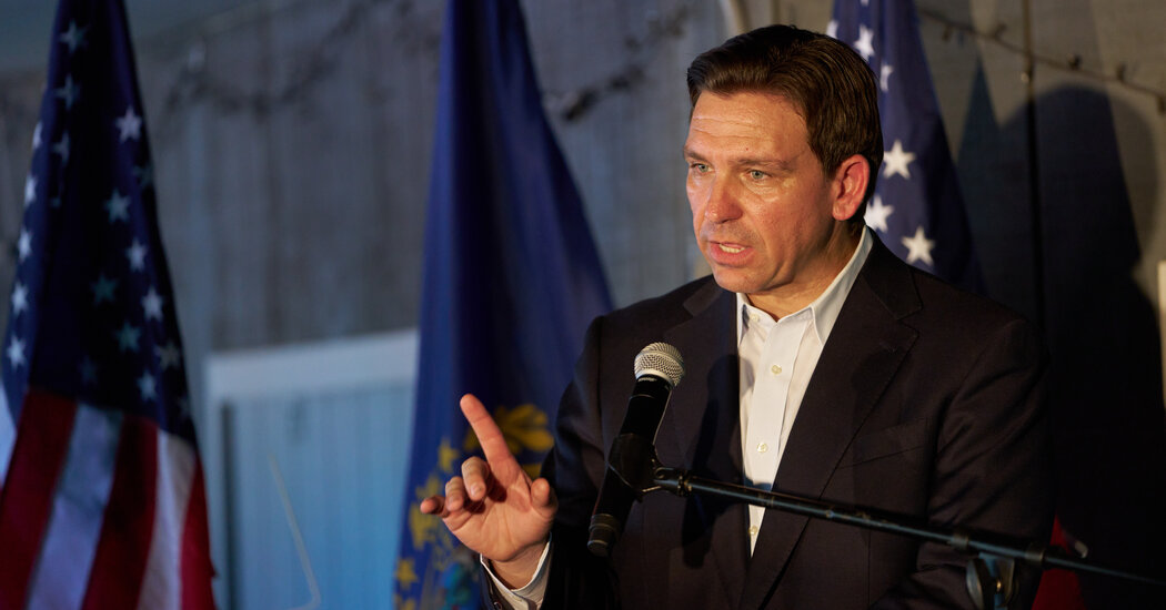 With Migrant Flights, DeSantis Shows Stoking Outrage Is the Point