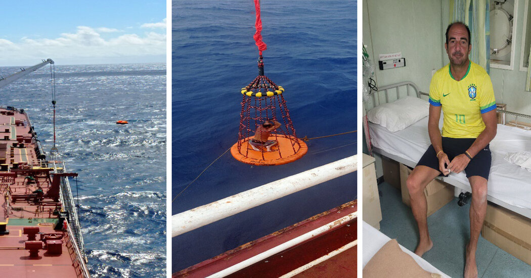 ‘A Sight for Sore Eyes’: How One Man’s Ocean Rescue Unfolded