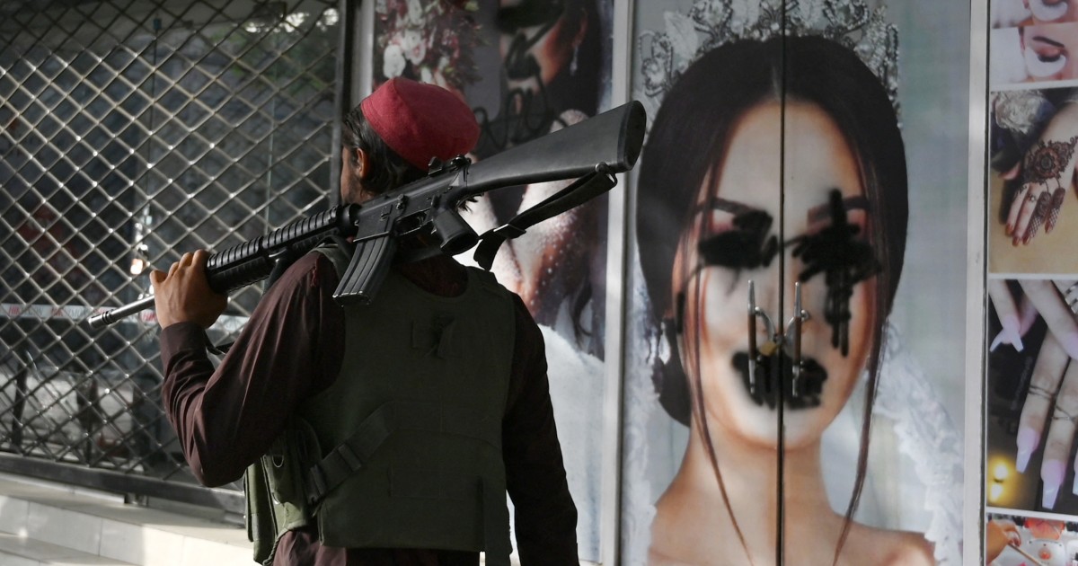 Taliban administration orders beauty salons in Afghanistan to close