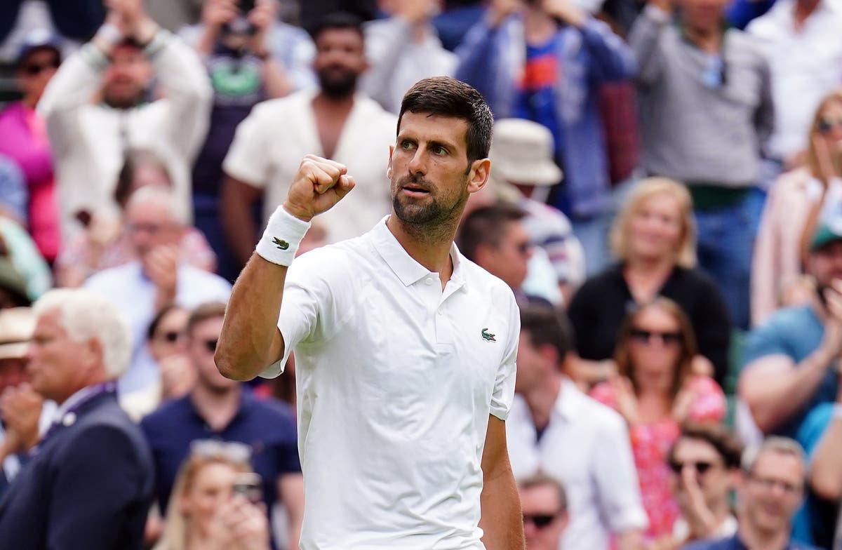 Wimbledon latest scores and updates featuring Djokovic and Burrage