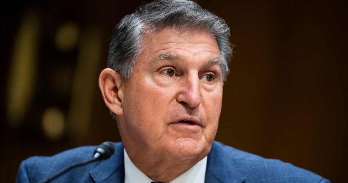 Tax records show Sen. Joe Manchin has been late on payments repeatedly in recent years