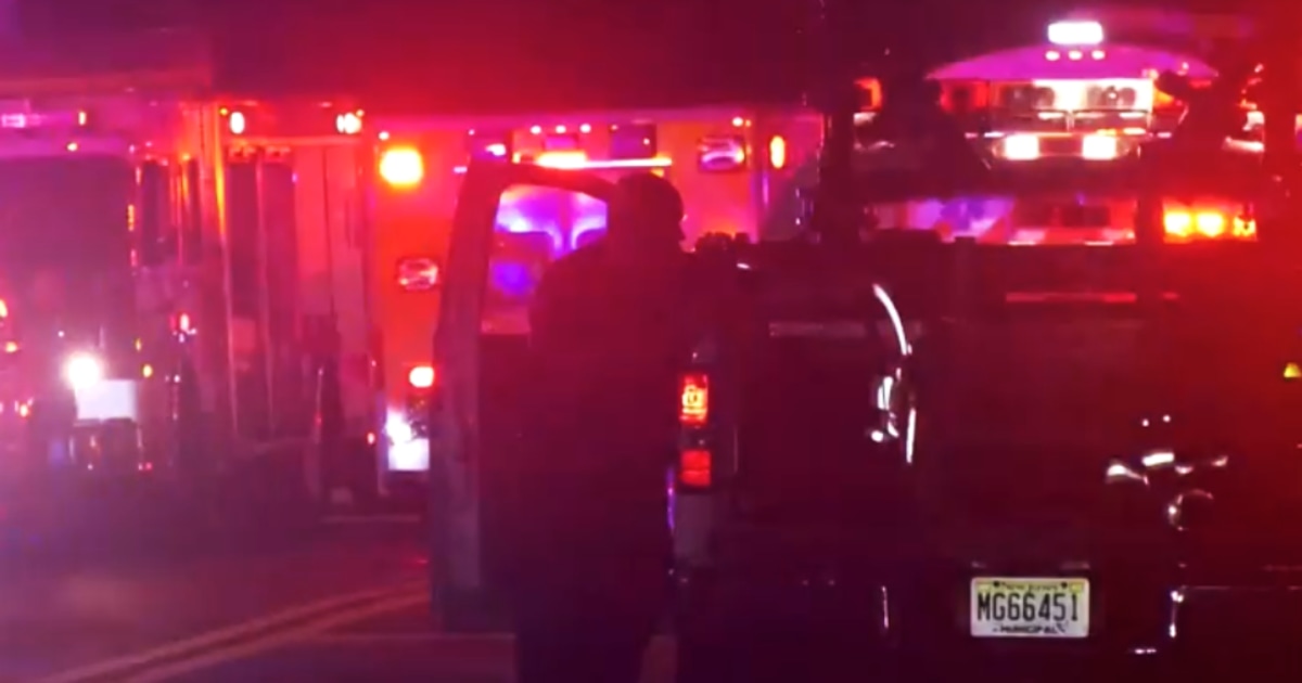 Two firefighters die battling large cargo ship fire in New Jersey