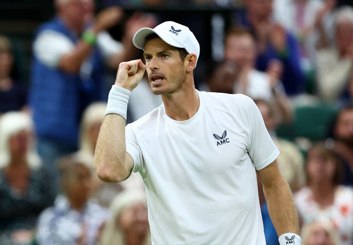 Today’s Wimbledon scores as Andy Murray faces Stefanos Tsitsipas