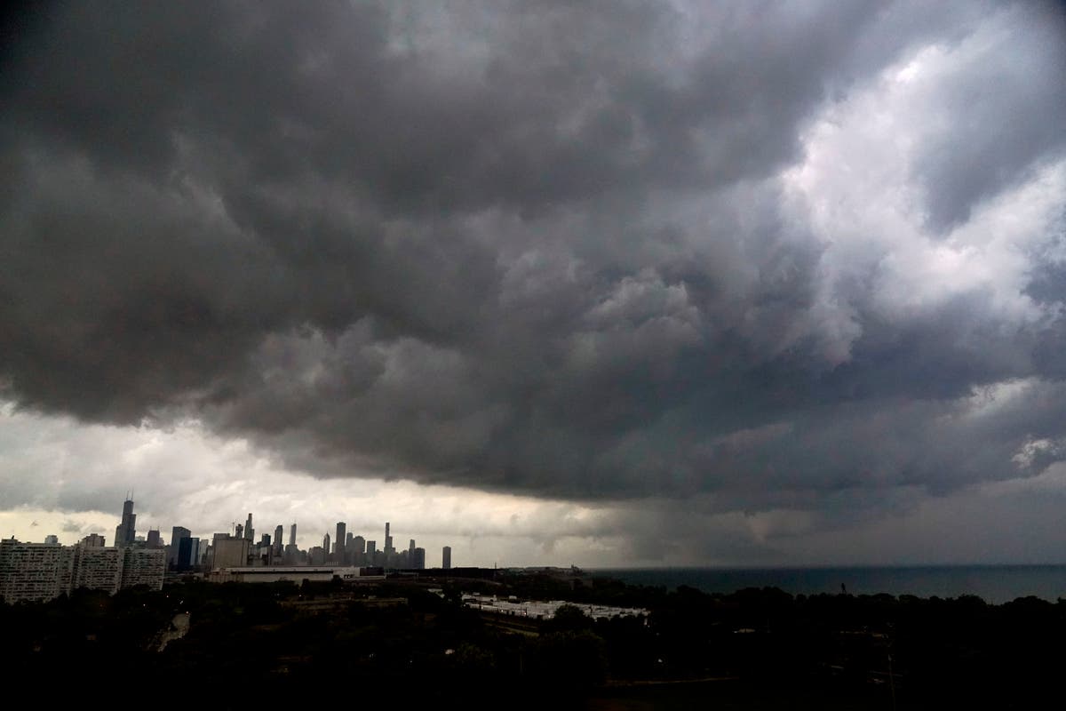Tornado cluster tears through Chicago as thousands shelter at O’Hare Airport