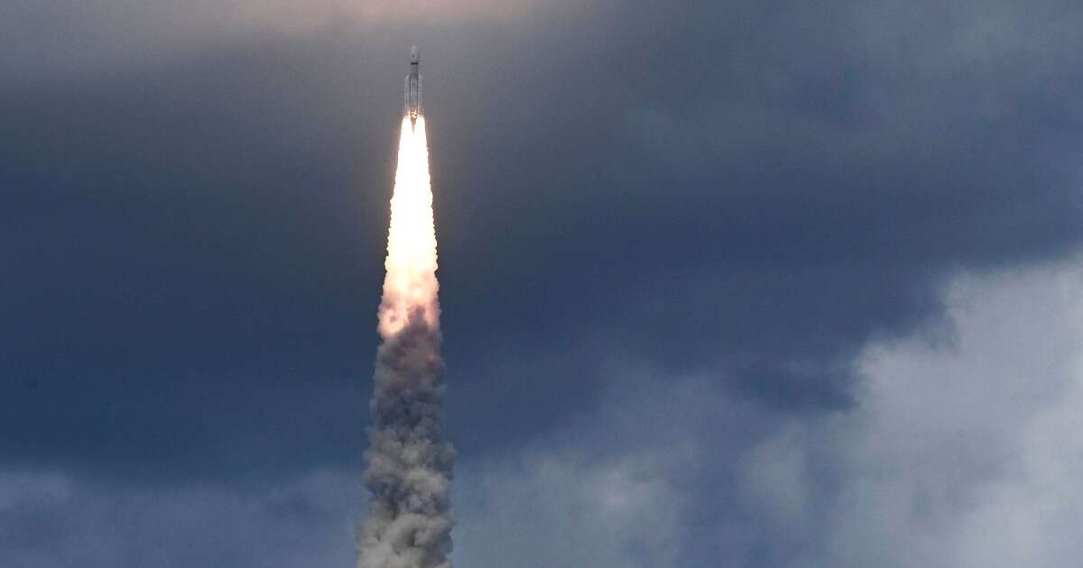 India blasts rocket into space, aiming to be first country land on moon’s south pole