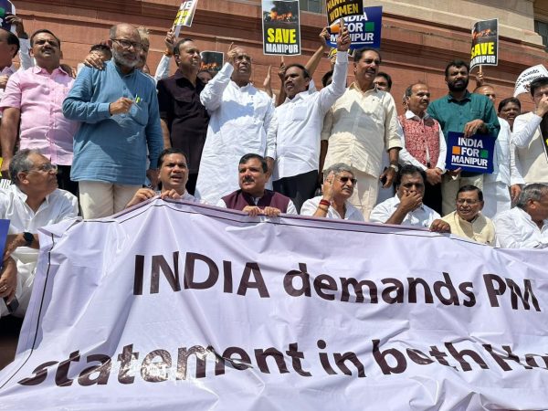 India’s Parliament Rocked by Protests for a Third Day Over Violence in Manipur State