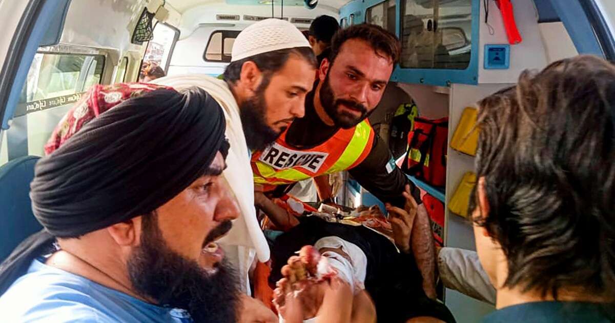 Suspected Pakistan suicide bombing kills at least 55, injures 135 more at political rally