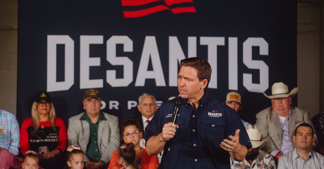 DeSantis’s Striking, Risky Strategy: Not Trying to Trick Small Donors