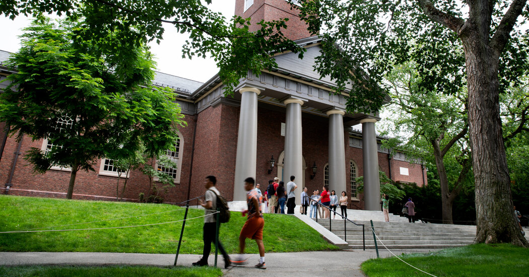 Education Dept. Opens Civil Rights Inquiry Into Harvard’s Legacy Admissions