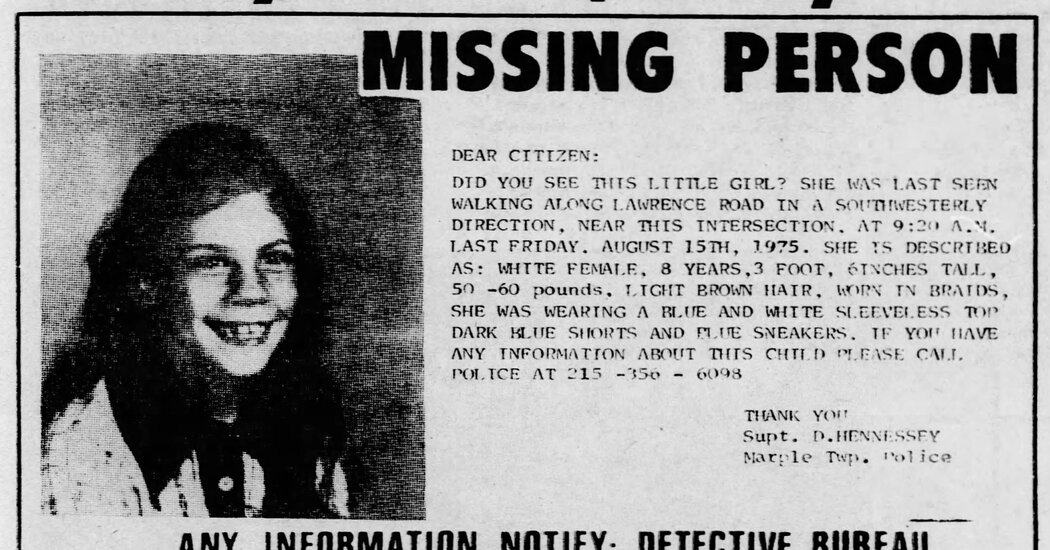 Former Church Minister Charged With 1975 Murder of 8-Year-Old Girl