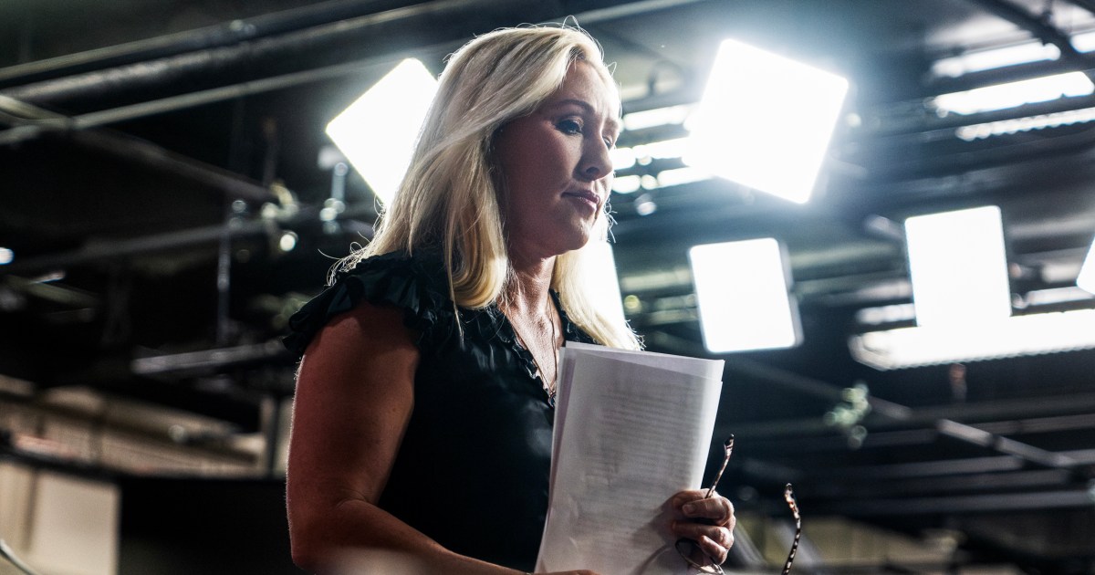 Freedom Caucus members won't say if Marjorie Taylor Greene has been booted