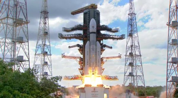 India Launches a Lander and Rover to Explore the Moon’s South Pole